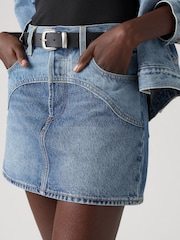 Levi's® Blue Icon 100% Cotton Denim Skirt - Image 3 of 5