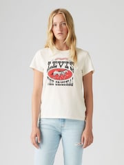 Levi's® White The Perfect 100% Cotton T-Shirt - Image 1 of 4