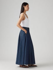 Levi's® Blue XL Maxi 100% Cotton Denim Skirt - Image 2 of 6