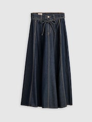 Levi's® Blue XL Maxi 100% Cotton Denim Skirt - Image 3 of 6