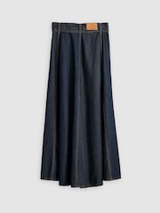 Levi's® Blue XL Maxi 100% Cotton Denim Skirt - Image 4 of 6