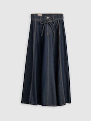 Levi's® Blue XL Maxi 100% Cotton Denim Skirt - Image 5 of 6