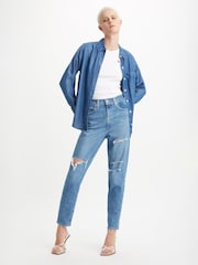 Blanco - Pack de 2 camisetas de algodón 100 % con cuello redondo de Levi's® - Imagen 2 de 7