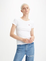 Blanco - Pack de 2 camisetas de algodón 100 % con cuello redondo de Levi's® - Imagen 5 de 7
