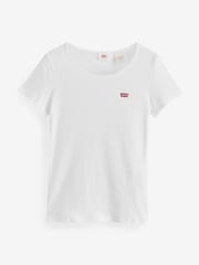 Blanco - Pack de 2 camisetas de algodón 100 % con cuello redondo de Levi's® - Imagen 7 de 7