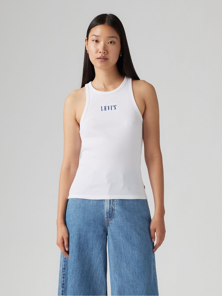 Levi's® Bright White Graphic Gemini 100% Cotton Tank - Image 2 of 6