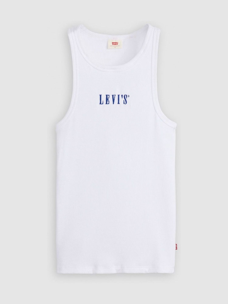 Levi's® Bright White Graphic Gemini 100% Cotton Tank - Image 5 of 6