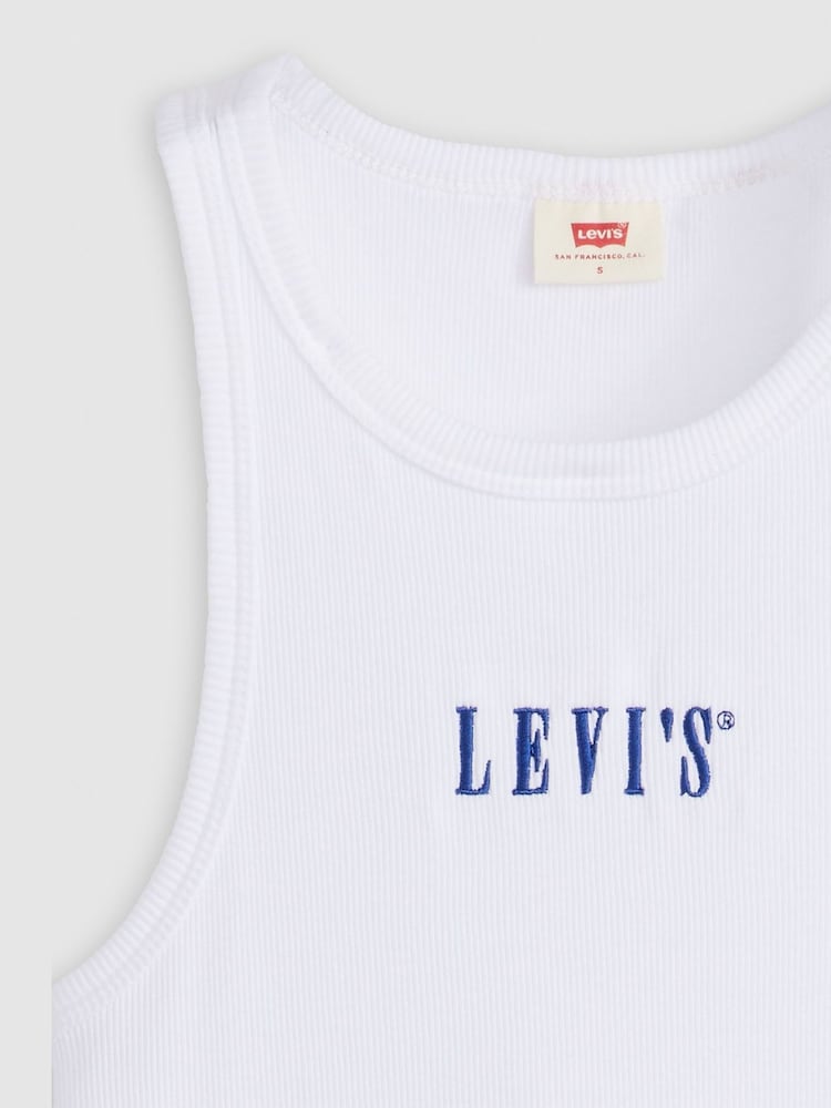 Levi's® Bright White Graphic Gemini 100% Cotton Tank - Image 6 of 6