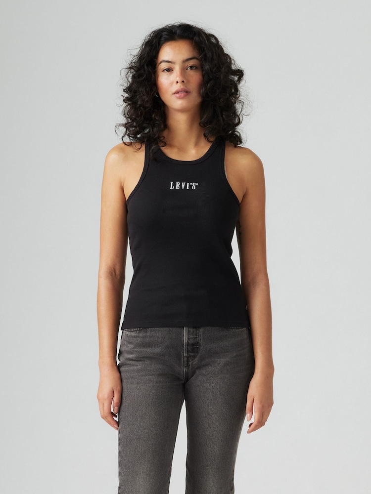 Levi's® Black Graphic Gemini 100% Cotton Tank - Image 1 of 5