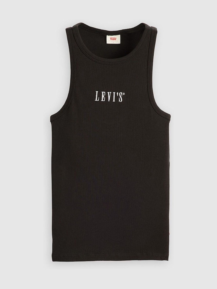 Levi's® Black Graphic Gemini 100% Cotton Tank - Image 5 of 5