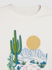 Levi's® White Graphic Short Stack Western T-Shirt - Image 5 of 6