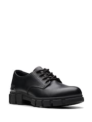 Clarks Black Standard Fit (F) Leather Evyn Lace K. Shoes - Image 7 of 7