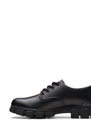 Clarks Black Wide Fit (G) Leather Evyn Lace K. Shoes - Image 6 of 7