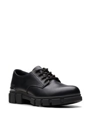 Clarks Black Wide Fit (G) Leather Evyn Lace K. Shoes - Image 7 of 7