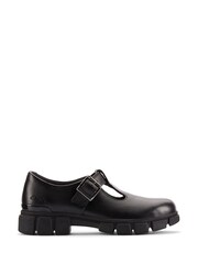 Clarks Black Wide Fit (G) Leather Evyn Bar K. Shoes - Image 1 of 7