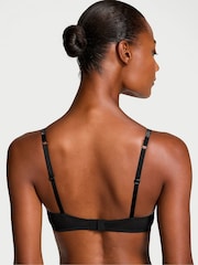 Victoria's Secret Black Sheer Shine Low Cut Demi Bra - Image 2 of 3
