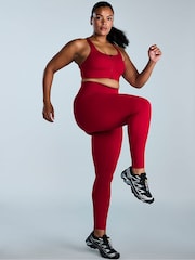 Victoria's Secret Red Lacquer Front Close Featherweight Max High Support Sports Bra - Image 1 of 3