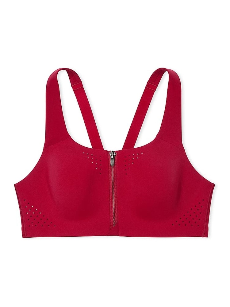 Victoria's Secret Red Lacquer Front Close Featherweight Max High Support Sports Bra - Image 2 of 3