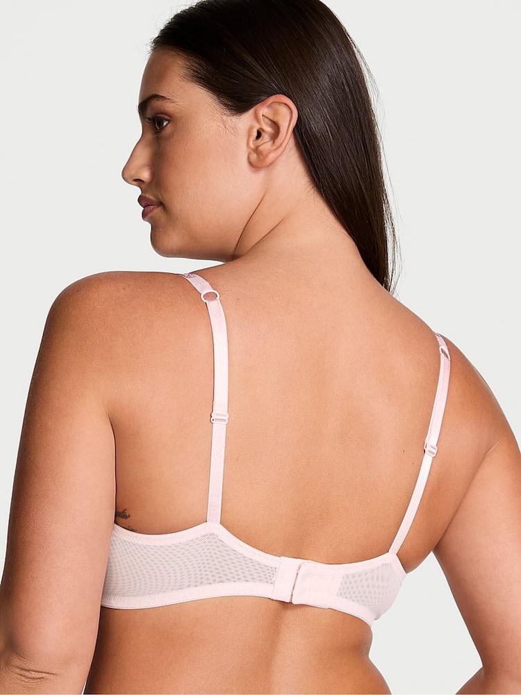 Angel roze - Victoria's Secret puur glanzende diepuitgesneden demibeha - Image 2 of 3