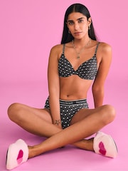 Victoria's Secret Black Heart Full Cup Lightly Lined Bra - Image 2 of 2