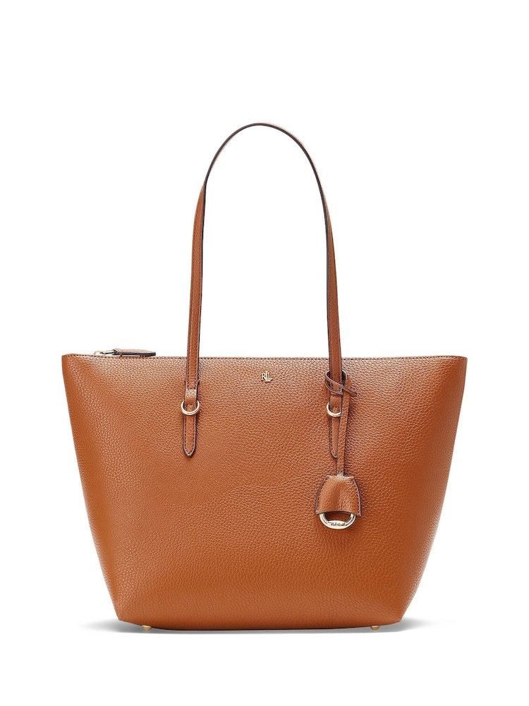 Lauren Ralph Lauren Keaton PU Tote Shopper Bag - Image 1 of 6