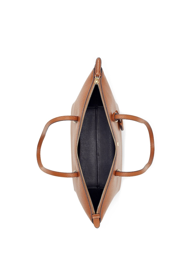 Lauren Ralph Lauren Keaton PU Tote Shopper Bag - Image 4 of 6