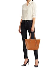 Lauren Ralph Lauren Keaton PU Tote Shopper Bag - Image 5 of 6