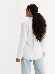 Levi's® White 100% Cotton Doreen Lightweight Utility Shirt - Image 2 of 4
