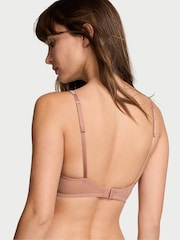 Victoria's Secret Almond Beige Nude Sheer Shine Low Cut Demi Bra - Image 2 of 4