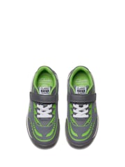 Clarks Green Wide Fit (G) Kids Combi Cica Star Flex Trainers - Image 6 of 7