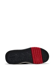 Clarks Black Red Standard Fit (F) Kids Cica Star Jump Trainers - Image 3 of 7