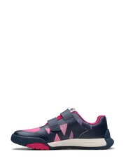 Clarks Pink Standard Fit (F) Kids Cica Star Jump Trainers - Image 2 of 7