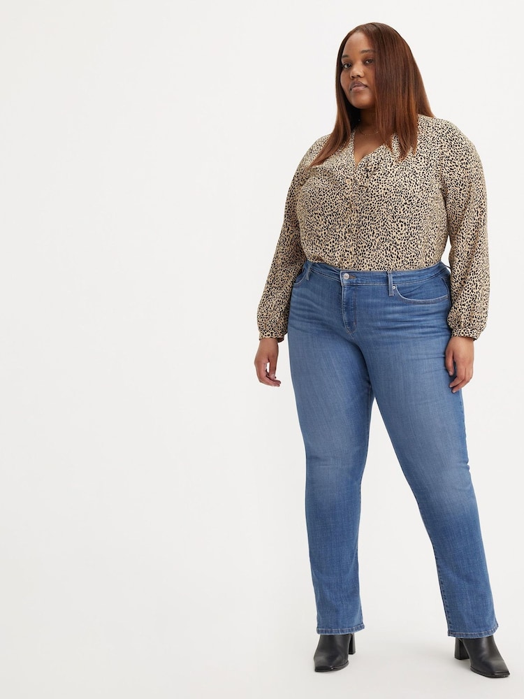 Levi's Lapis Gem 314 Curve Shaping Straight Jeans - Image 1 of 5