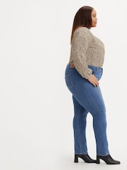 Levi's Lapis Gem 314 Curve Shaping Straight Jeans - Image 3 of 5