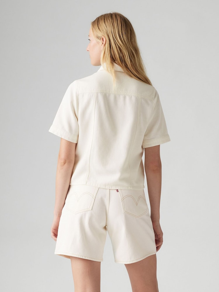 Levi's® White Rinoa Camo Shirt - Image 3 of 5
