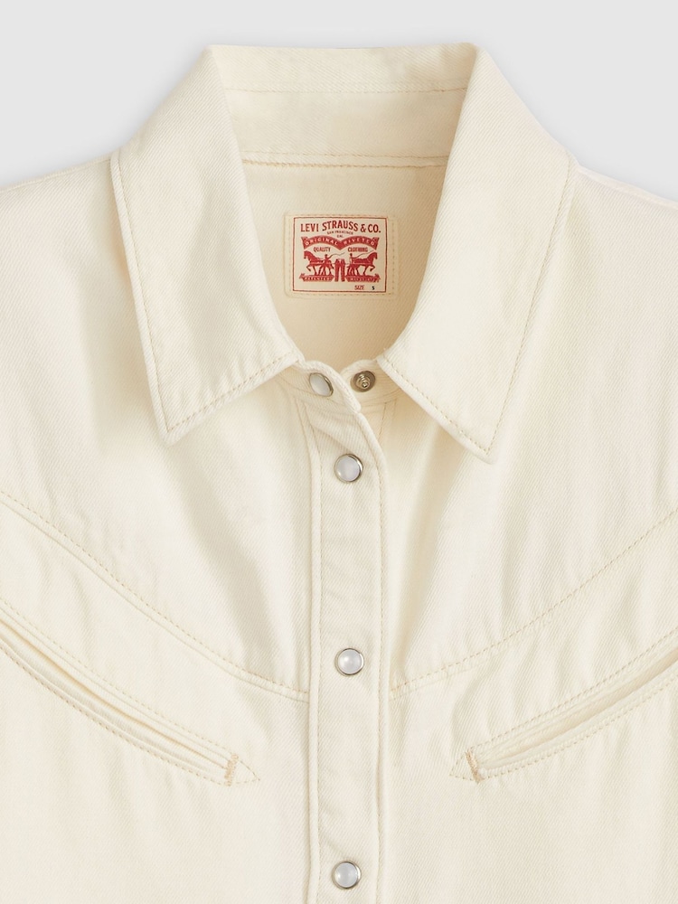 Levi's® White Rinoa Camo Shirt - Image 4 of 5