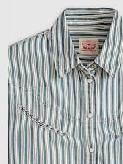 Levi's® Blue Rinoa Camo Shirt - Image 7 of 8