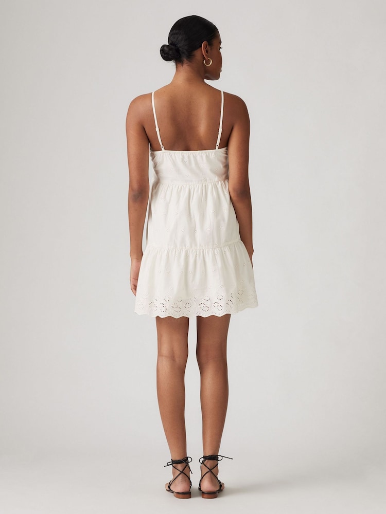 Levi's® White Cora Mini Dress - Image 2 of 7 Levi's® White Cora Mini Dress - Image 2 of 7