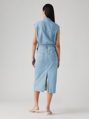 Levi's® Wrapped In Blue Iconic Sleeveless Denim Dress - Image 2 of 7