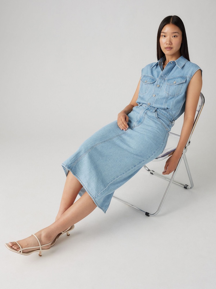 Sukienka dżinsowa bez rękawów Levi's® Iconic - Image 3 of 7