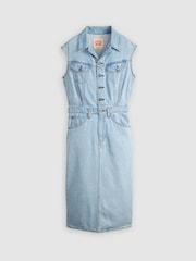 Levi's® Wrapped In Blue Iconic Sleeveless Denim Dress - Image 5 of 7