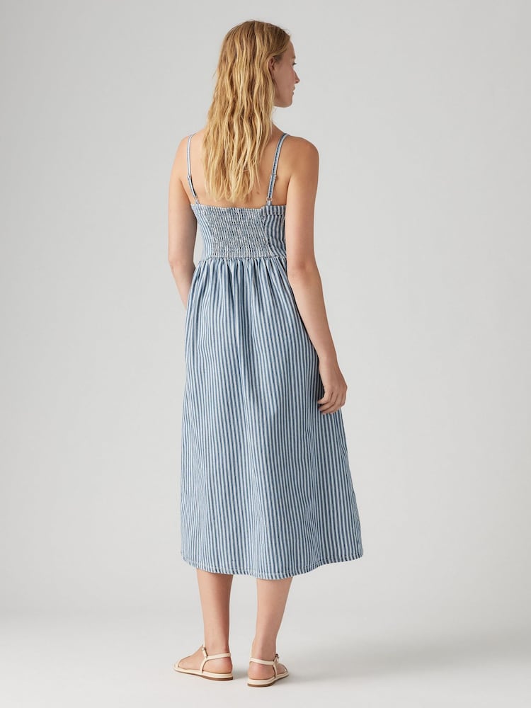 Levi's® Alessie Bustier Denim 100% Cotton Dress - Image 2 of 7