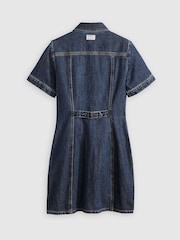 Levi's® Blue Rinoa Denim Shortsleeve 100% Cotton Dress - Image 6 of 7