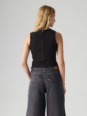 Levi's® Rose Black Topanga Denim Tank - Image 2 of 7