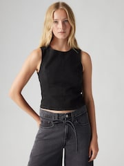 Levi's® Rose Black Topanga Denim Tank - Image 3 of 7