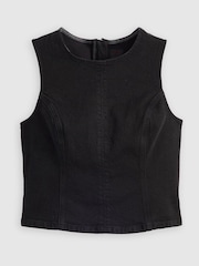 Levi's® Rose Black Topanga Denim Tank - Image 5 of 7
