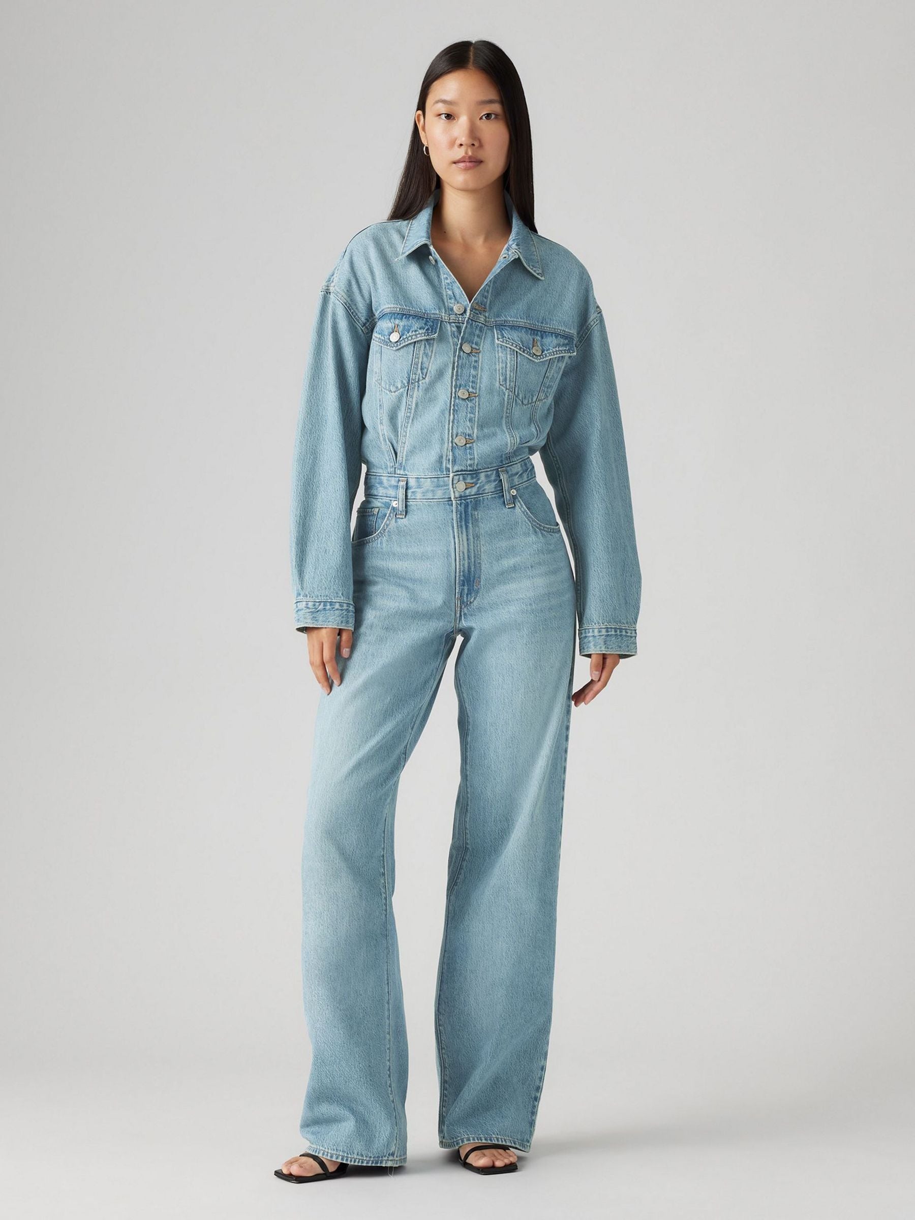 Buy Levi's® Candle Light Baggy Denim Wide Leg Shirt Jumpsuit from