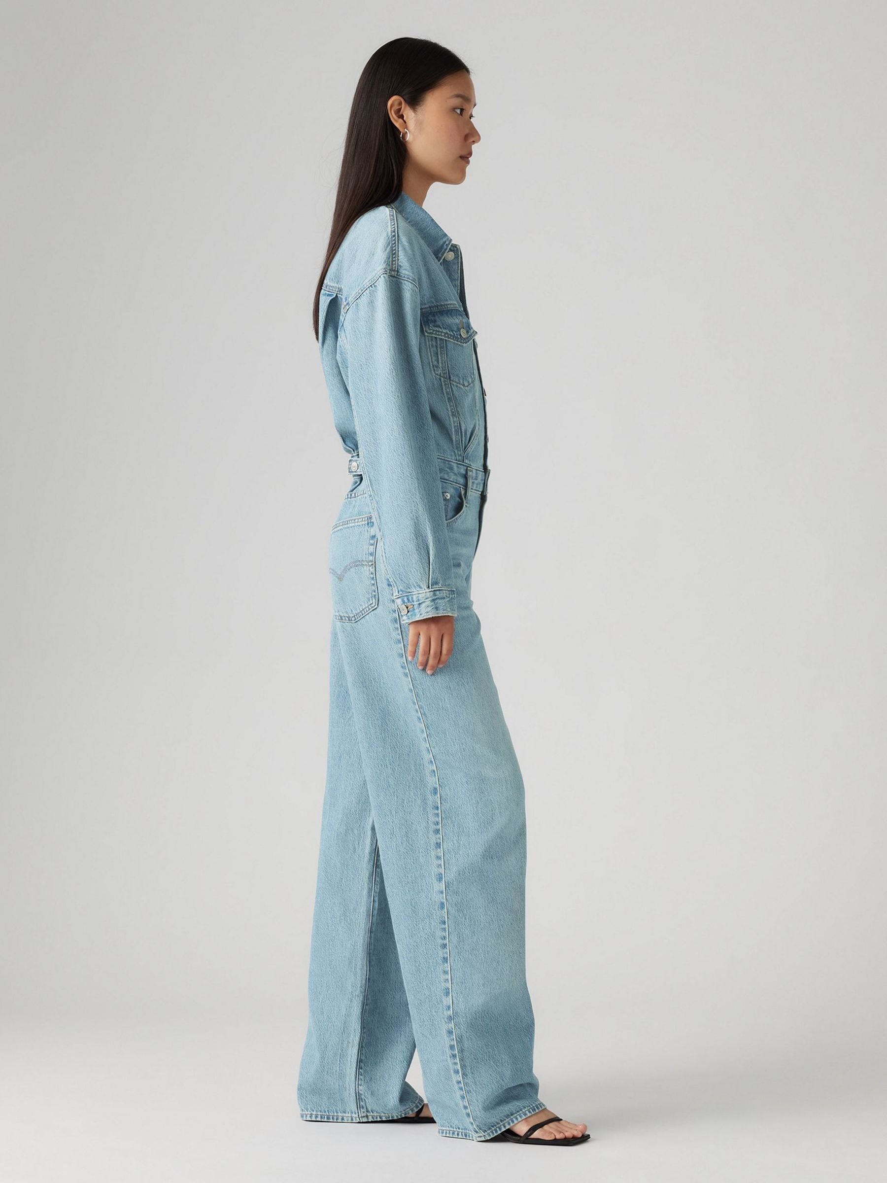 Buy Levi's® Candle Light Baggy Denim Wide Leg Shirt Jumpsuit from