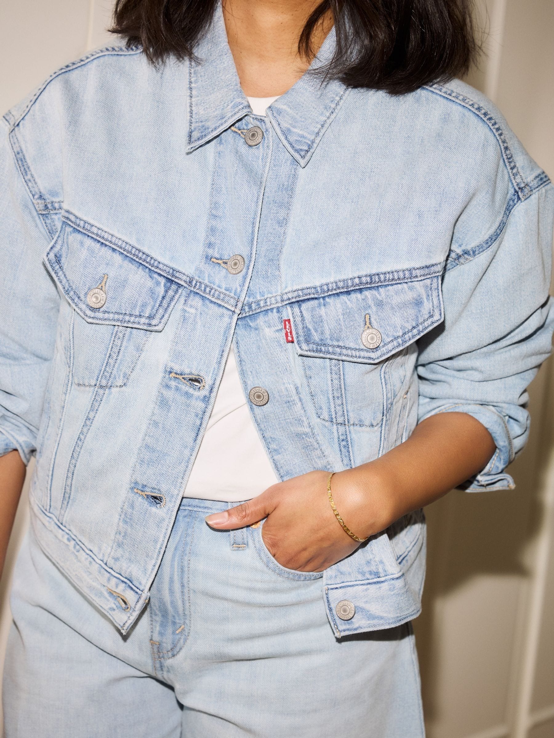 Buy Levi's® Luxury Trip Shrunken 90s Trucker 100% Cotton Denim
