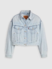 Levi's® Luxury Trip Shrunken 90s Trucker 100% Cotton Denim Jacket - Image 5 of 7